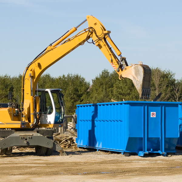 what are the rental fees for a residential dumpster in Mount Carmel IN